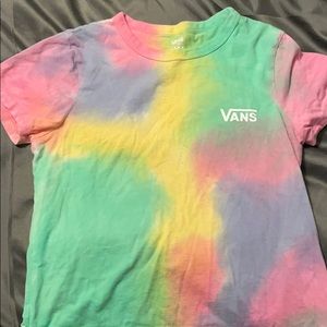Tie dye vans kids xl shirt